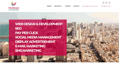 Desktop Screenshot of primediaintl.com